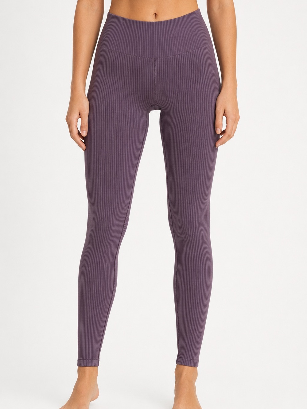 Bjorn Borg Studio Seamless ribbed tights leggings lavender purple women’s medium